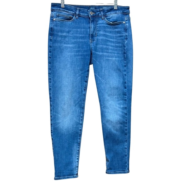 J. Jill  Women's Boyfriend Straight Leg Ankle 10 Jeans Grunge Western Minimalist - Picture 9 of 9